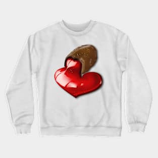 Chocolate - I Love You Crewneck Sweatshirt